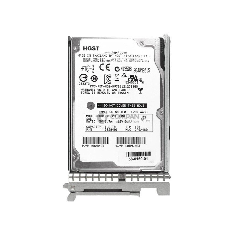 UCS-HD12T10KS2-E CISCO HDD 1.2TB 10K SAS 6G 2.5" SFF HOT-SWAP
